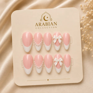 Elegant Bow Nail Set