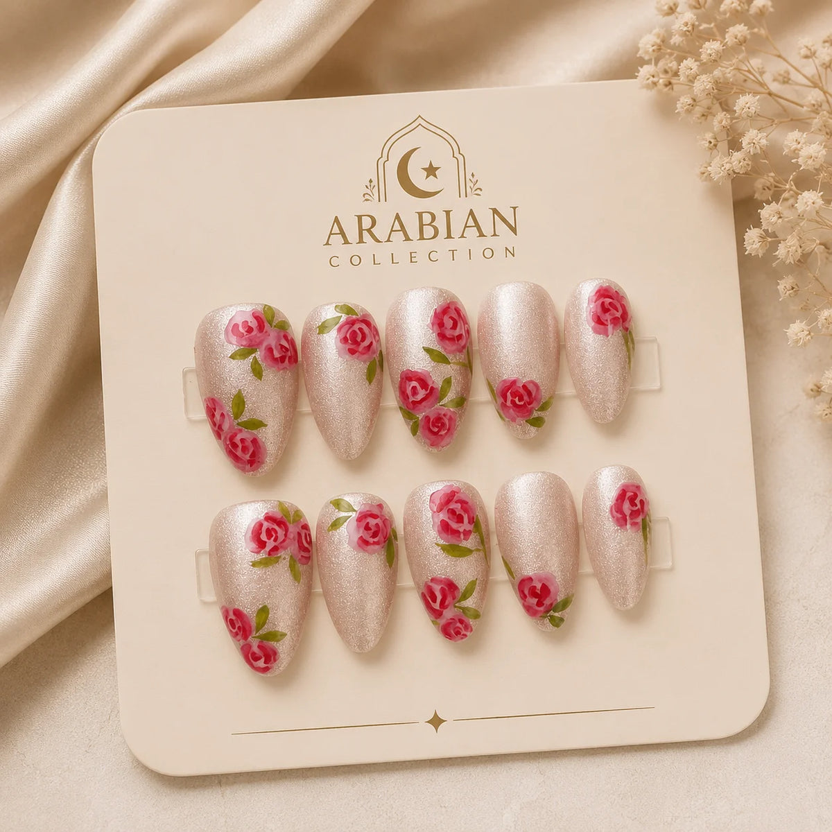 Elegant Bow Nail Set