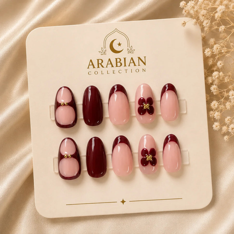 Elegant Bow Nail Set