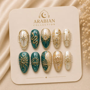 Elegant Bow Nail Set