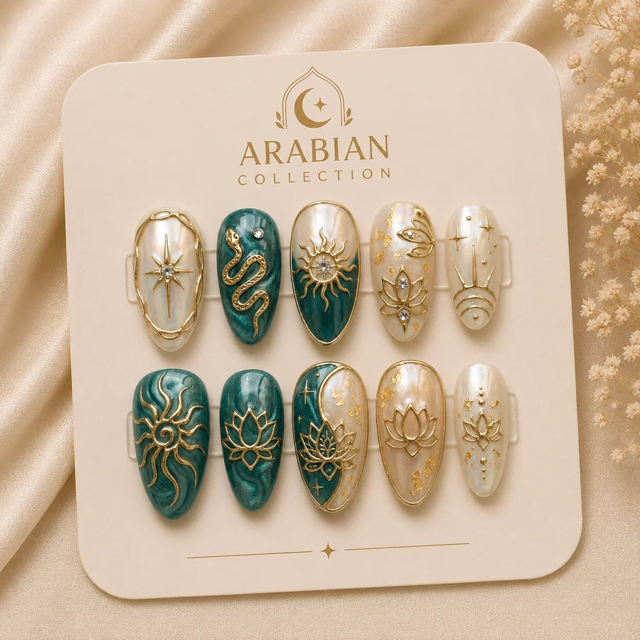 Elegant Bow Nail Set