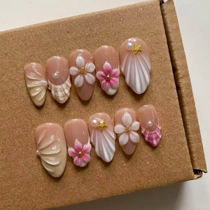 Elegant Bow Nail Set