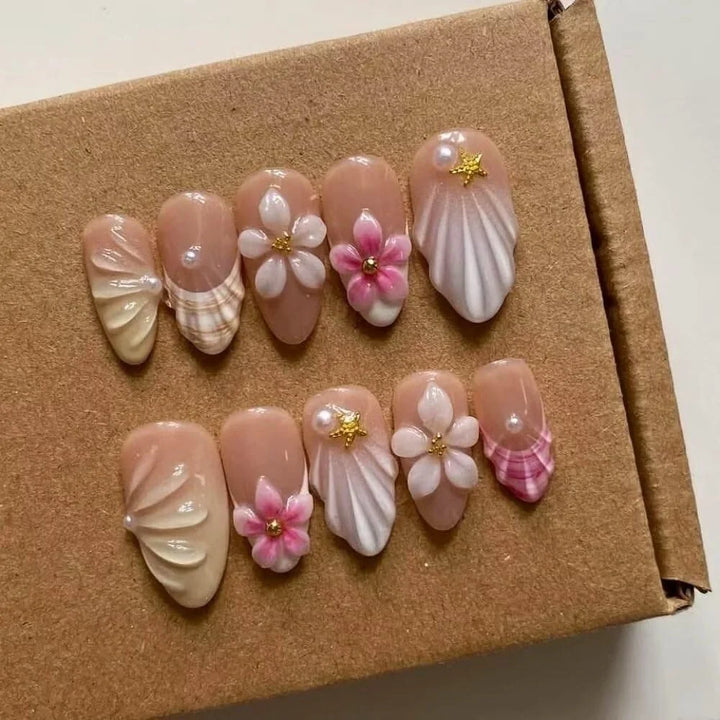 Elegant Bow Nail Set