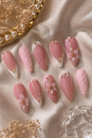 Elegant Bow Nail Set