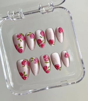 Elegant Bow Nail Set